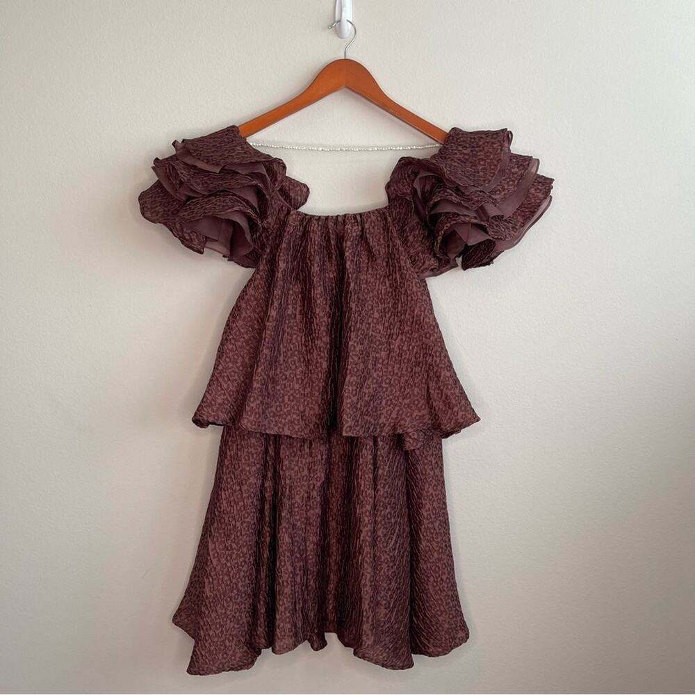 NEW Custommade KAEYLA Ruffle Mini Dress M - Picture 5 of 12
